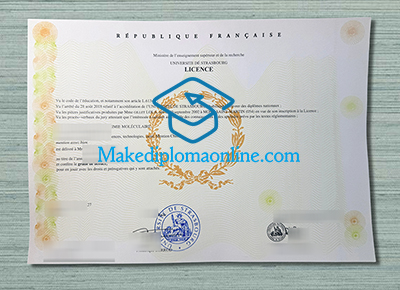 Université de Strasbourg Diploma