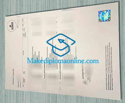 Deakin University Transcript