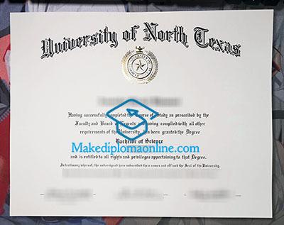 University of North Texas Diploma
