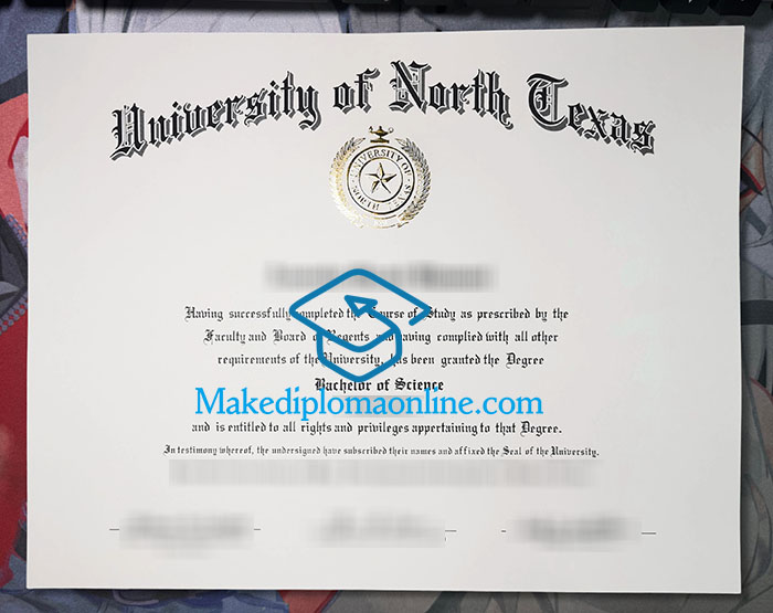 University of North Texas Diploma, UNT Diploma