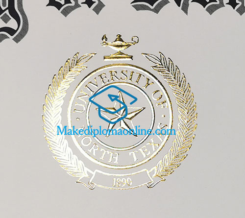 University of North Texas Diploma seal University of North Texas Diploma seal