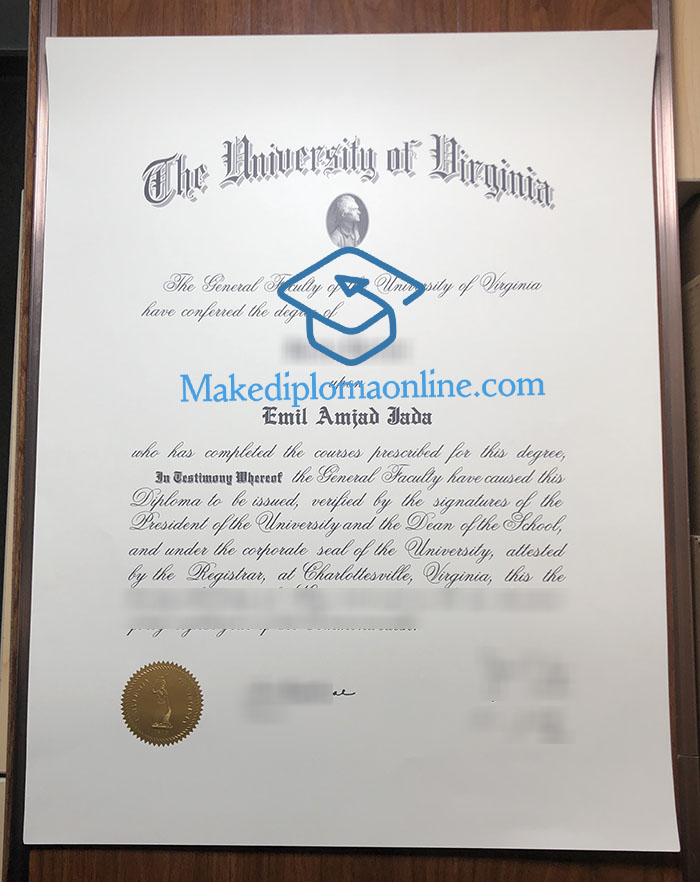 University of Virginia Diploma University of Virginia Diploma